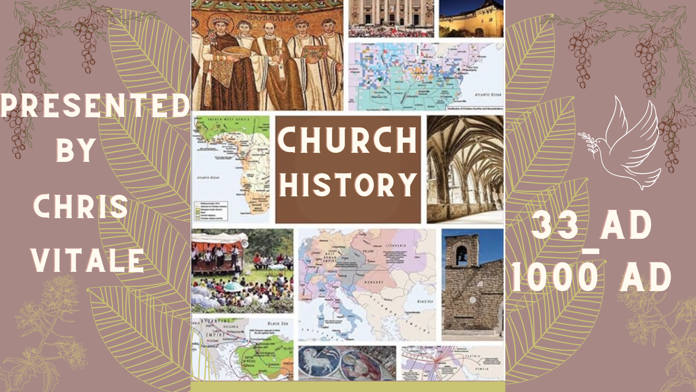 Church History: 33 AD – 1000 AD — Slide Deck / Notes